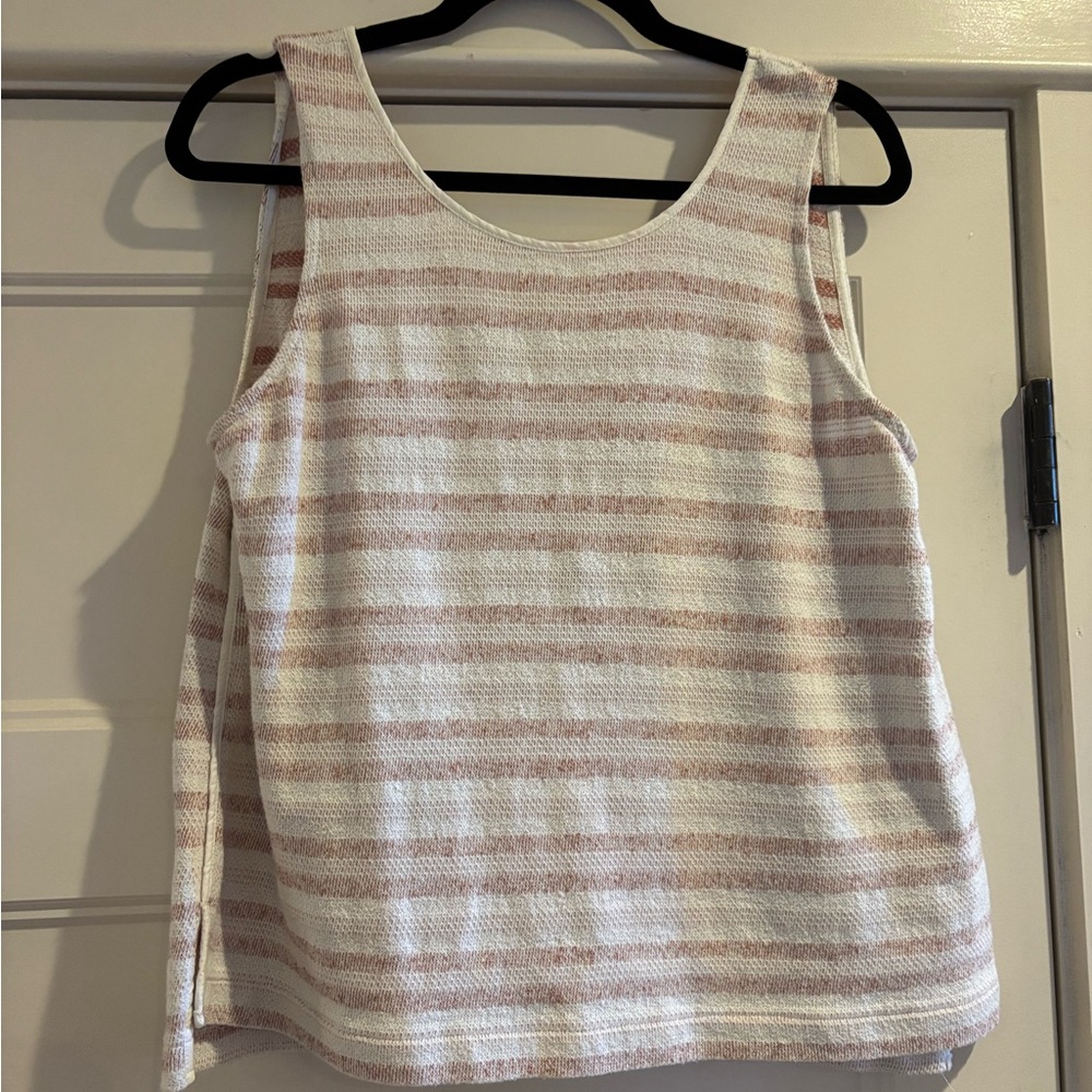 Striped Madewell Sweater Tank - Size S